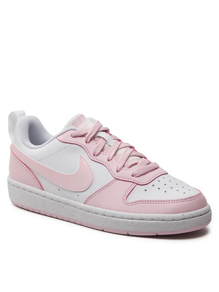 Nike Court Borough Low Recraft GS "White Pink" Różowe Białe Buty Sportowe Sneakersy DV5456-105