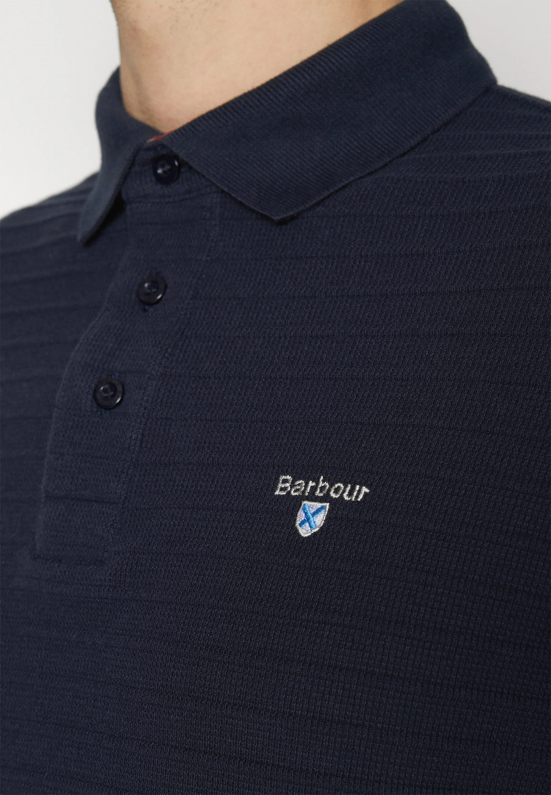 Barbour Cramlington Granatowa Koszulka Polo Męska WL