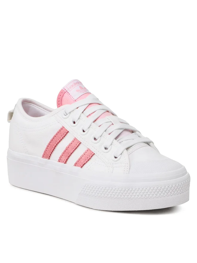 Adidas Nizza Platfrom Sneakersy Damskie Białe