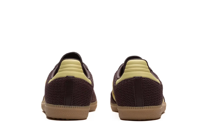 adidas Samba OG Shadow Brown Powder Yellow Brązowe JR8167