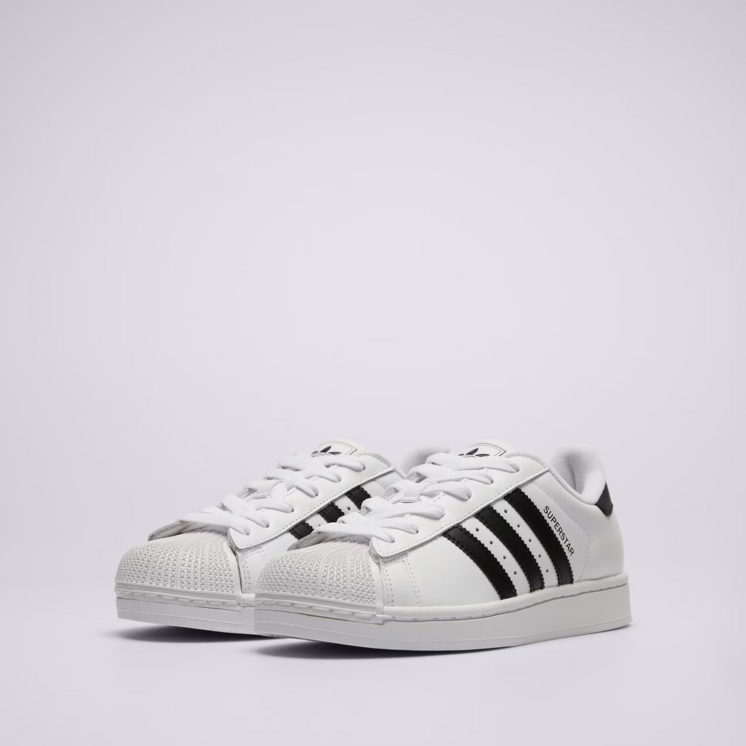 adidas Superstar II J Białe Czarne Skórzane JH9976