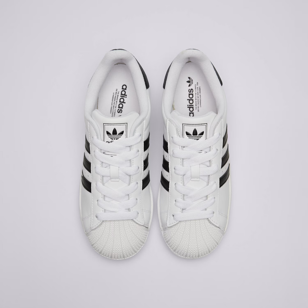 adidas Superstar II J Białe Czarne Skórzane JH9976