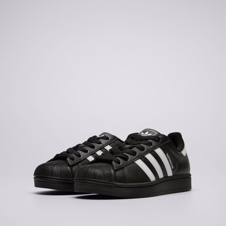 Adidas Superstar II J Black Czarne Skórzane JH9977