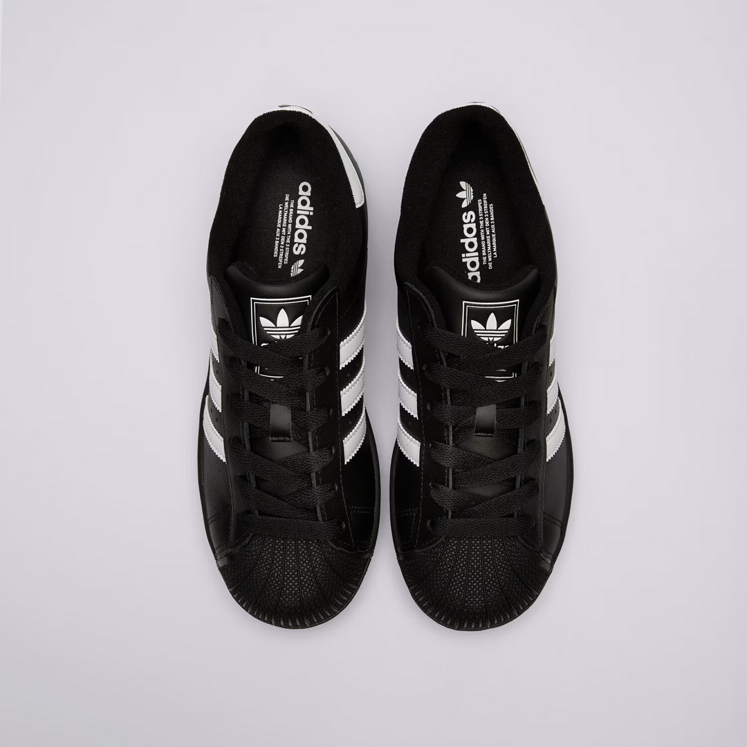 Adidas Superstar II J Black Czarne Skórzane JH9977