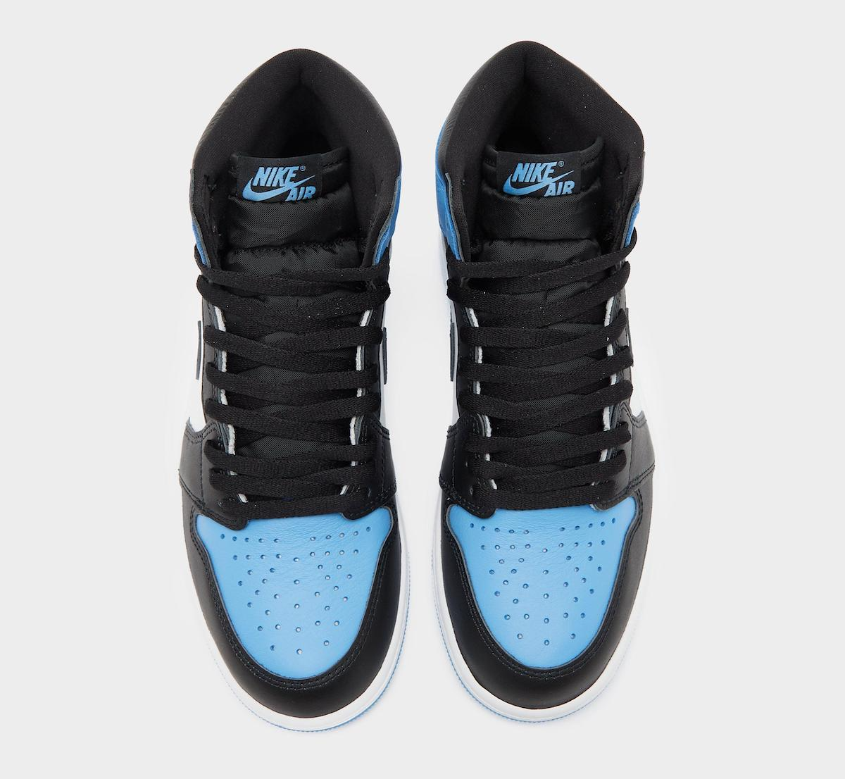 Air Jordan 1 Retro High OG UNC Toe Niebieskie DZ5485-400