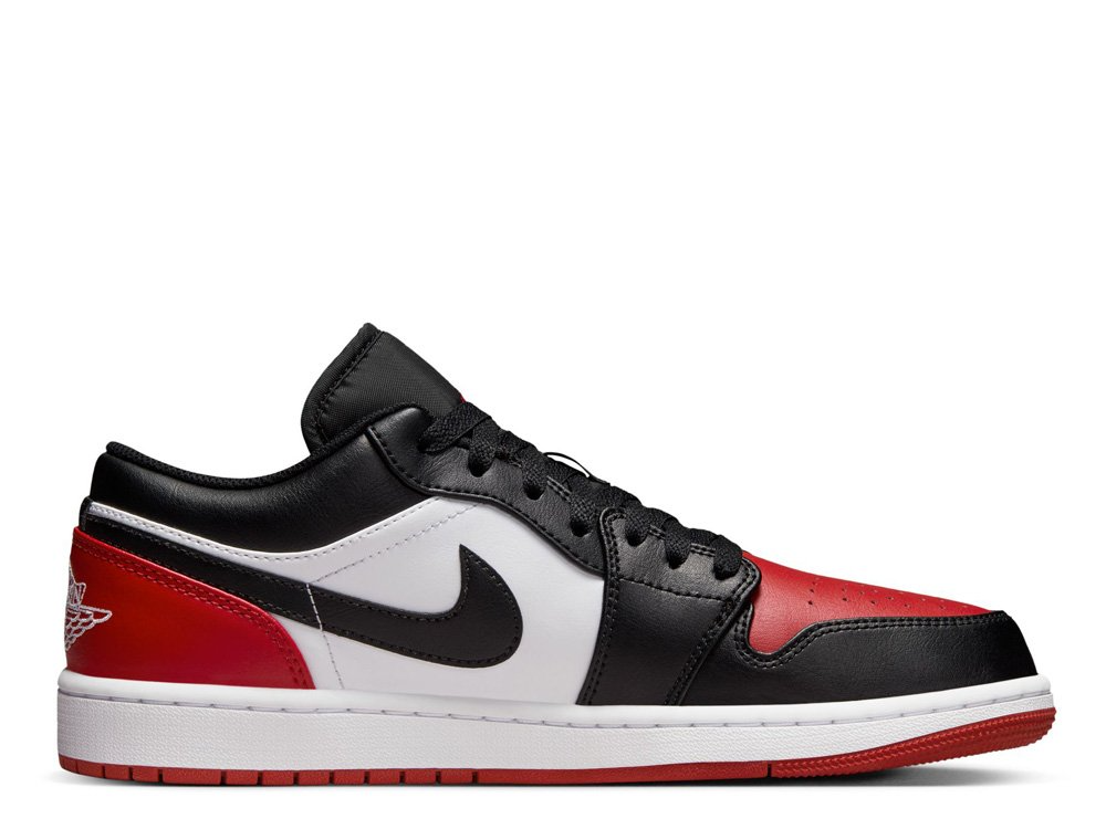 Air Jordan 1 Low Black Varsity Red 553558-161