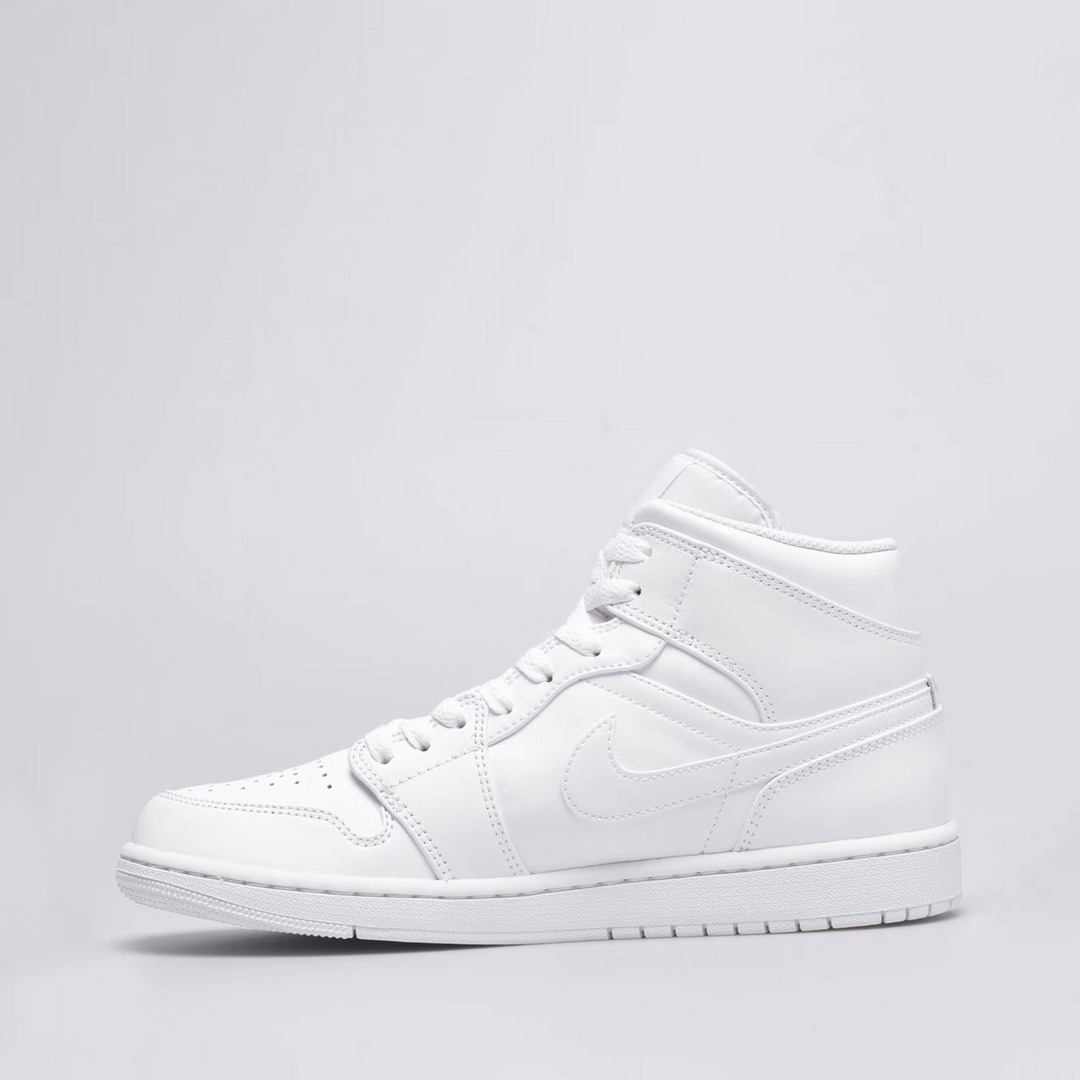 Air Jordan 1 Mid "Triple White" 554724-136