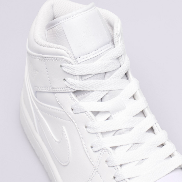 Air Jordan 1 Mid "Triple White" 554724-136