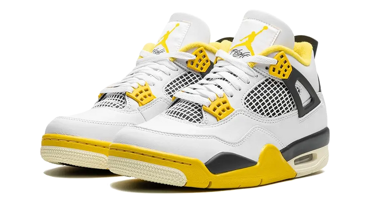 Air Jordan 4 Retro Vivid Sulfur Women's Białe AQ9129-101