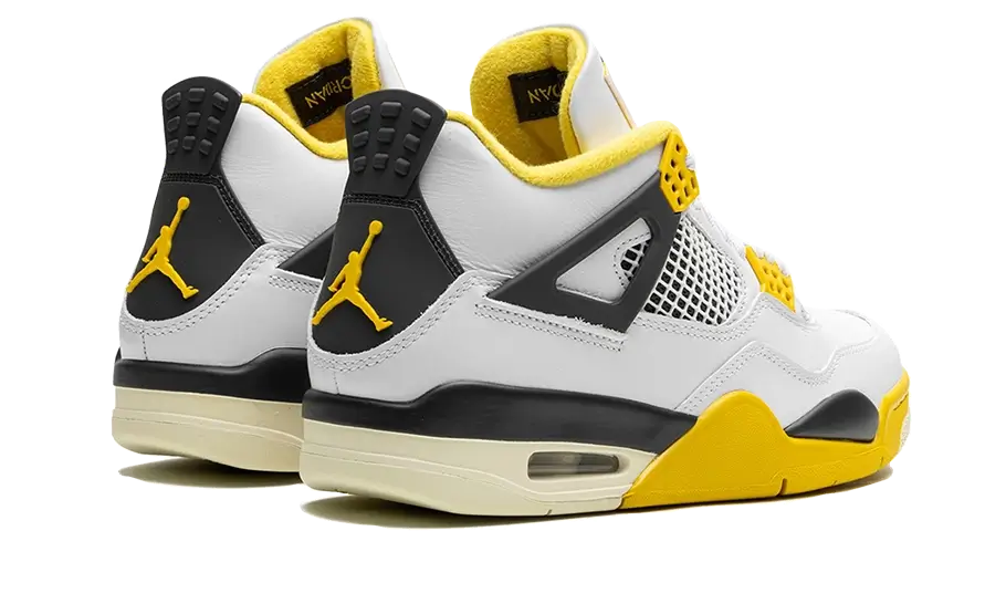 Air Jordan 4 Retro Vivid Sulfur Women's Białe AQ9129-101