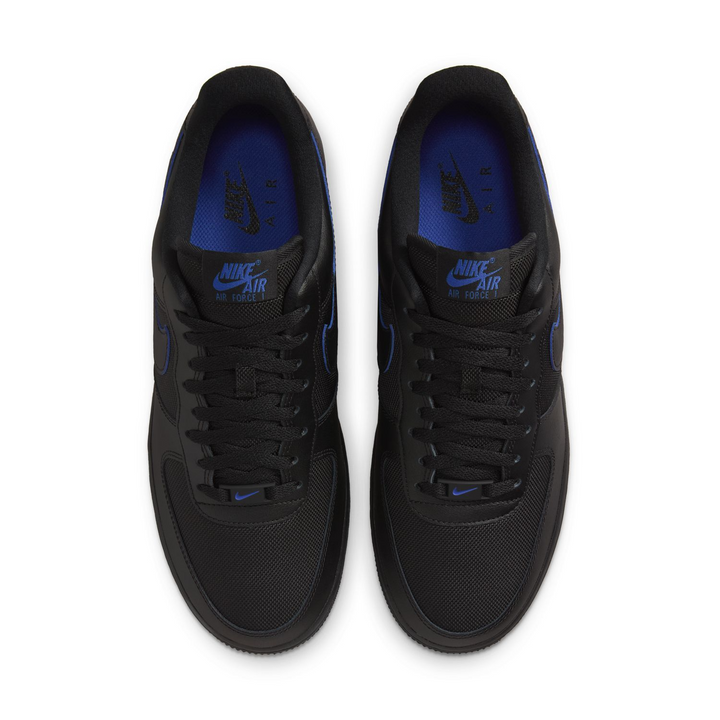 Nike Air Force 1 '07 Black Astronomy Blue HM9605 001 Czarne