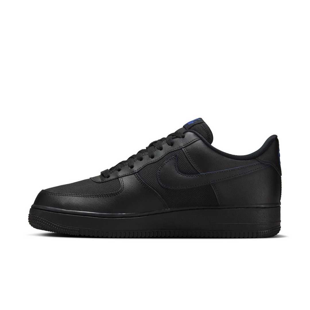 Nike Air Force 1 '07 Black Astronomy Blue HM9605 001 Czarne