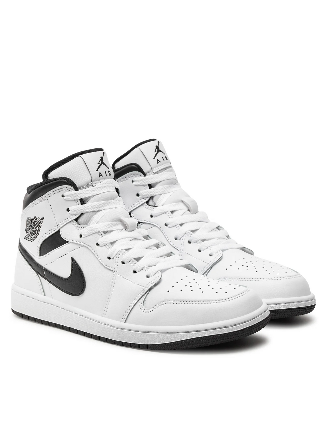 Air Jordan 1 Mid "White Black" Białe DQ8426-132