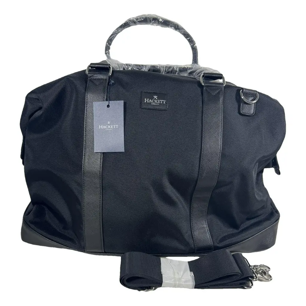 Hackett London Bal Holdall Czarna Duża Torba Podróżna Unisex A