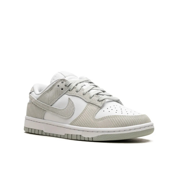Nike Dunk Low "Grey Corduroy" Szare Buty Sportowe Sneakersy Damskie FN7658-100