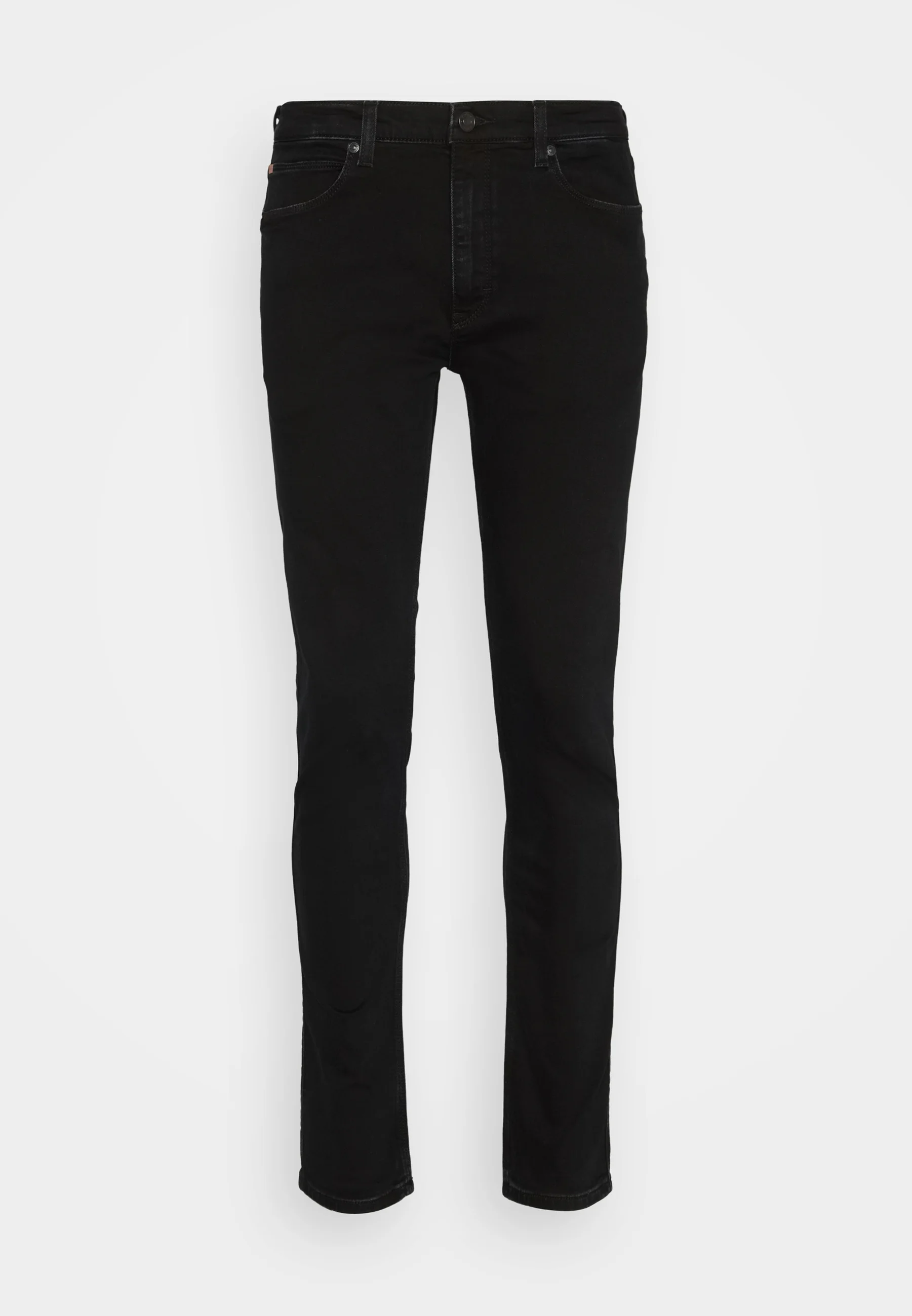 Hugo Boss HUGO734 Spodnie Jeansowe Jeansy Skinny Czarne Męskie WJZ