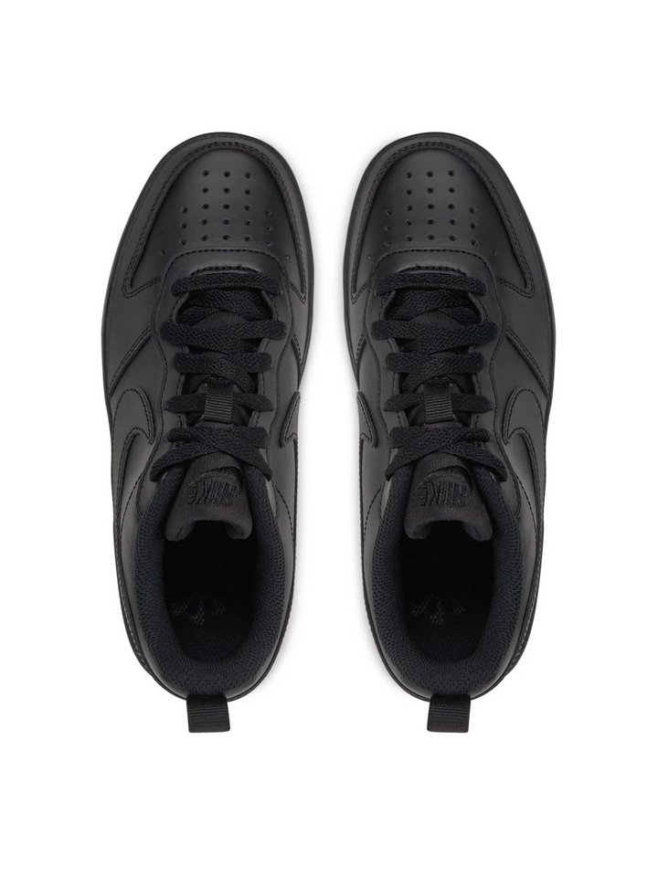 Nike Court Borough Low Recraft GS "Triple Black" Czarne Sneakersy Buty Sportowe DV5456-002