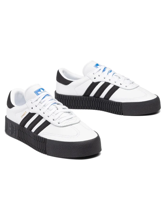 adidas Sambarose "White Black" Białe FV0767