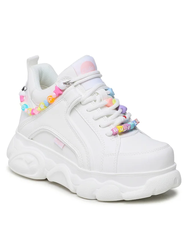 Buffalo Cld Corin Candy Białe Sneakersy Damskie BN16308831