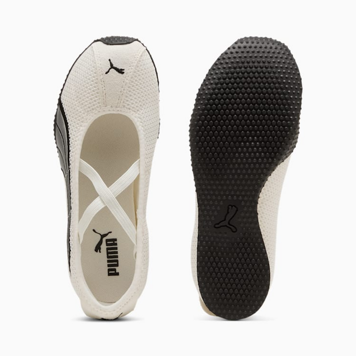 Puma H-Street Ballet "Warm White" Białe Baleriny Sneakersy Buty Sportowe Damskie 407820-02