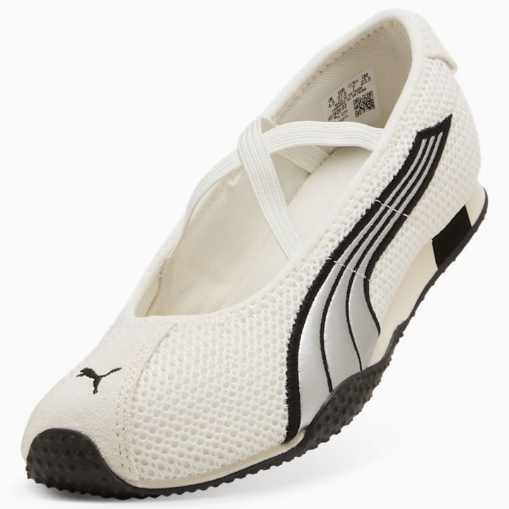 Puma H-Street Ballet "Warm White" Białe Baleriny Sneakersy Buty Sportowe Damskie 407820-02