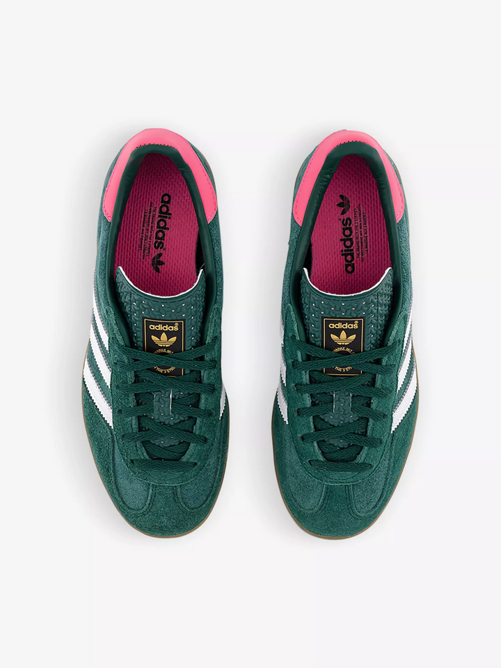 adidas Gazelle Indoor Collegiate Green Lucid Pink (Women's) Zielone IG5929