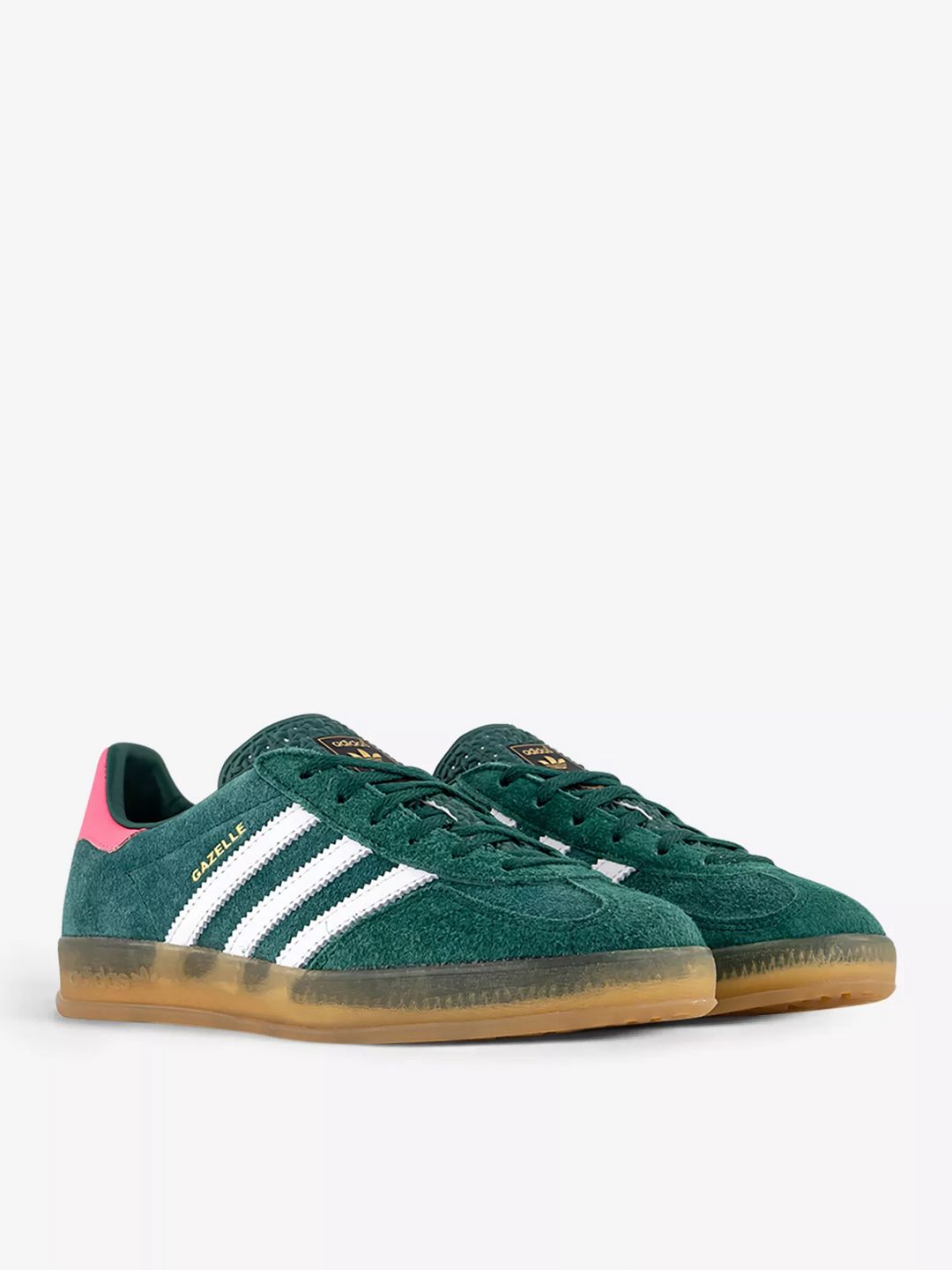 adidas Gazelle Indoor Collegiate Green Lucid Pink (Women's) Zielone IG5929