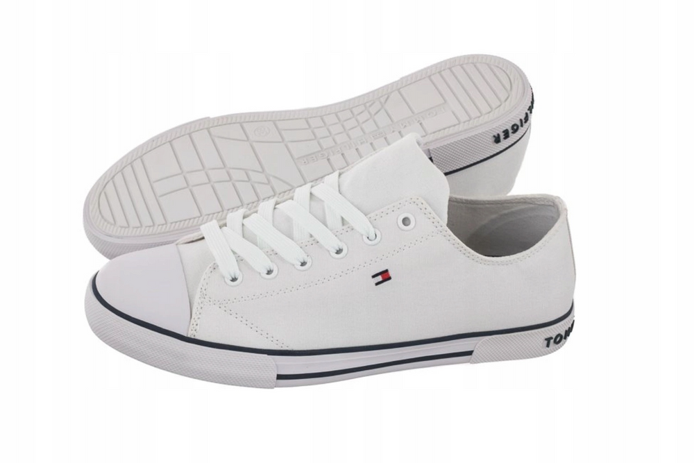 Tommy Hilfiger Low Cut Białe Trampki Dziecięce