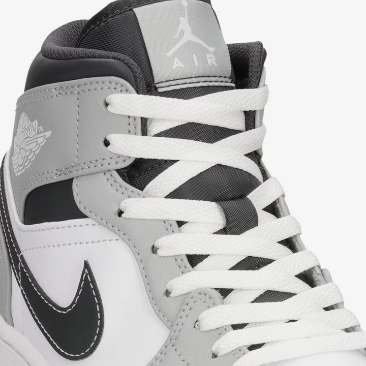 Air Jordan 1 Mid "Grey" Szare Buty Sportowe Męskie Sneakersy 554724-078