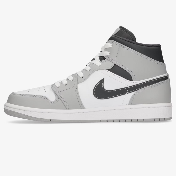 Air Jordan 1 Mid "Grey" Szare Buty Sportowe Męskie Sneakersy 554724-078