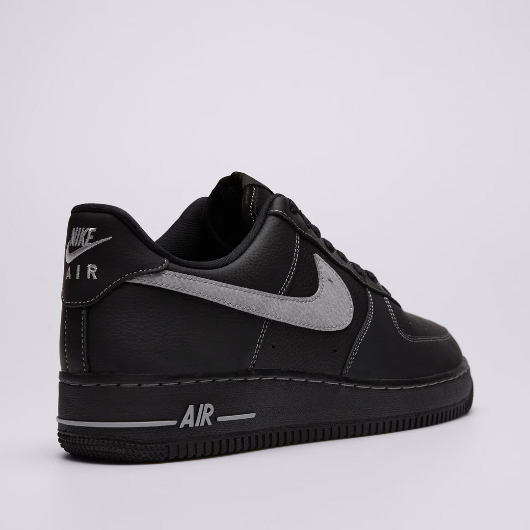 Nike Air Force 1 Low '07 LV8 "Black Grey" Czarne Szare Męskie Buty Sportowe Sneakersy HQ2037-006