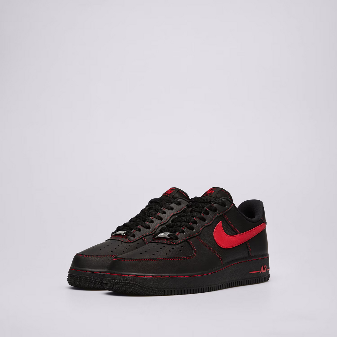 Nike Air Force 1 Low '07 LV8 "Bred" Czarne Czerwone HQ2037-005