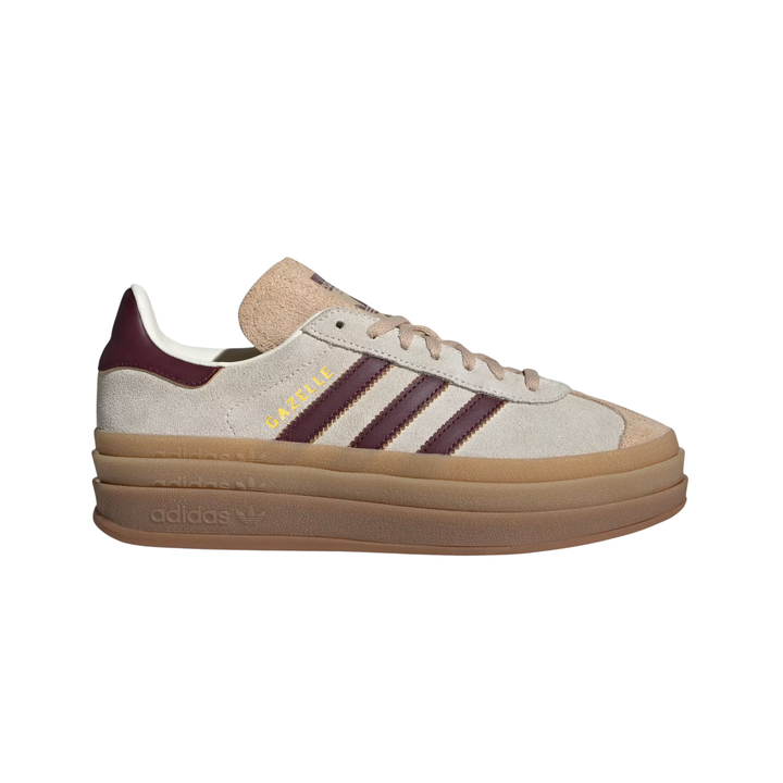 adidas Gazelle Bold "Cream White Maroon" Beżowe JQ5127