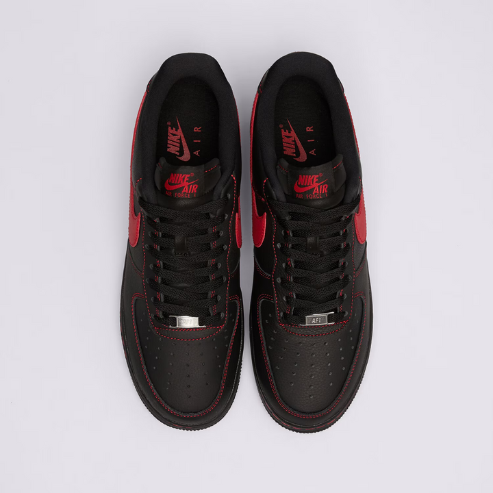 Nike Air Force 1 Low '07 LV8 "Bred" Czarne Czerwone HQ2037-005