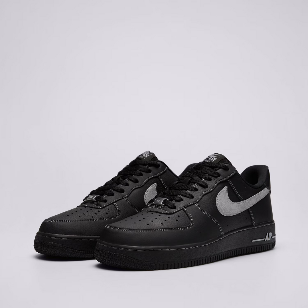 Nike Air Force 1 Low '07 LV8 "Black Grey" Czarne Szare Męskie Buty Sportowe Sneakersy HQ2037-006
