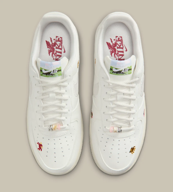 Nike Air Force 1'07 W "Pegasus" Białe Buty Sportowe Sneakersy Damskie IQ1143-100