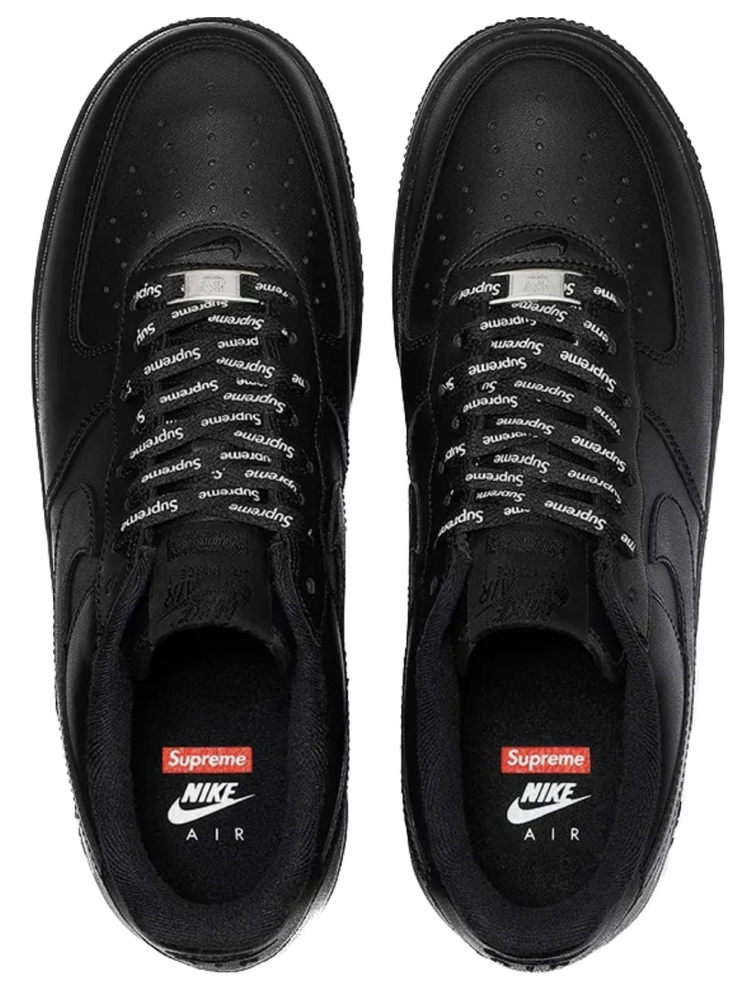 Nike Air Force 1 Low Black Supreme Czarne CU9225-001