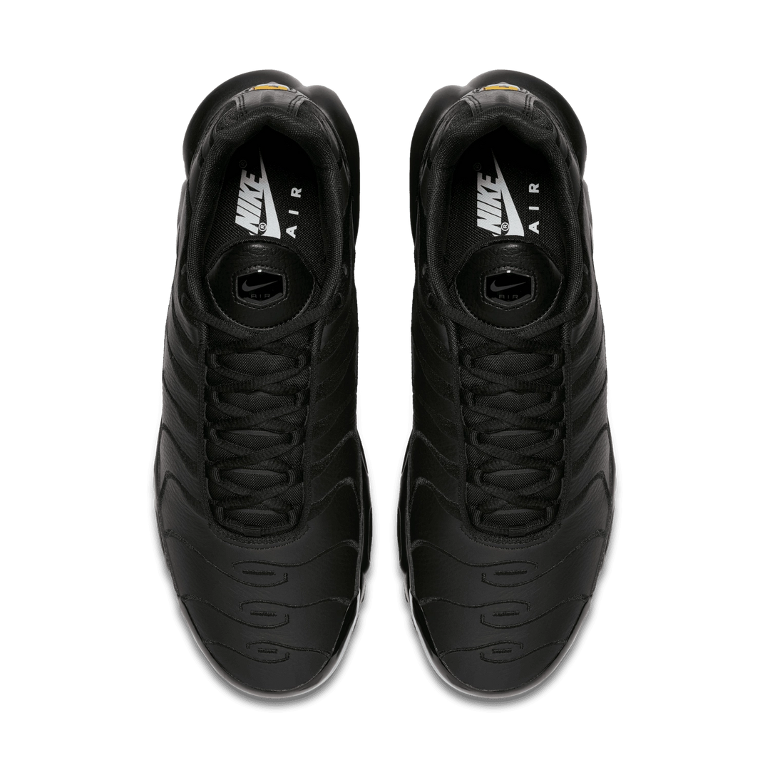Nike Air Max Plus TN Triple Black Leather Skórzane Czarne AJ2029-001
