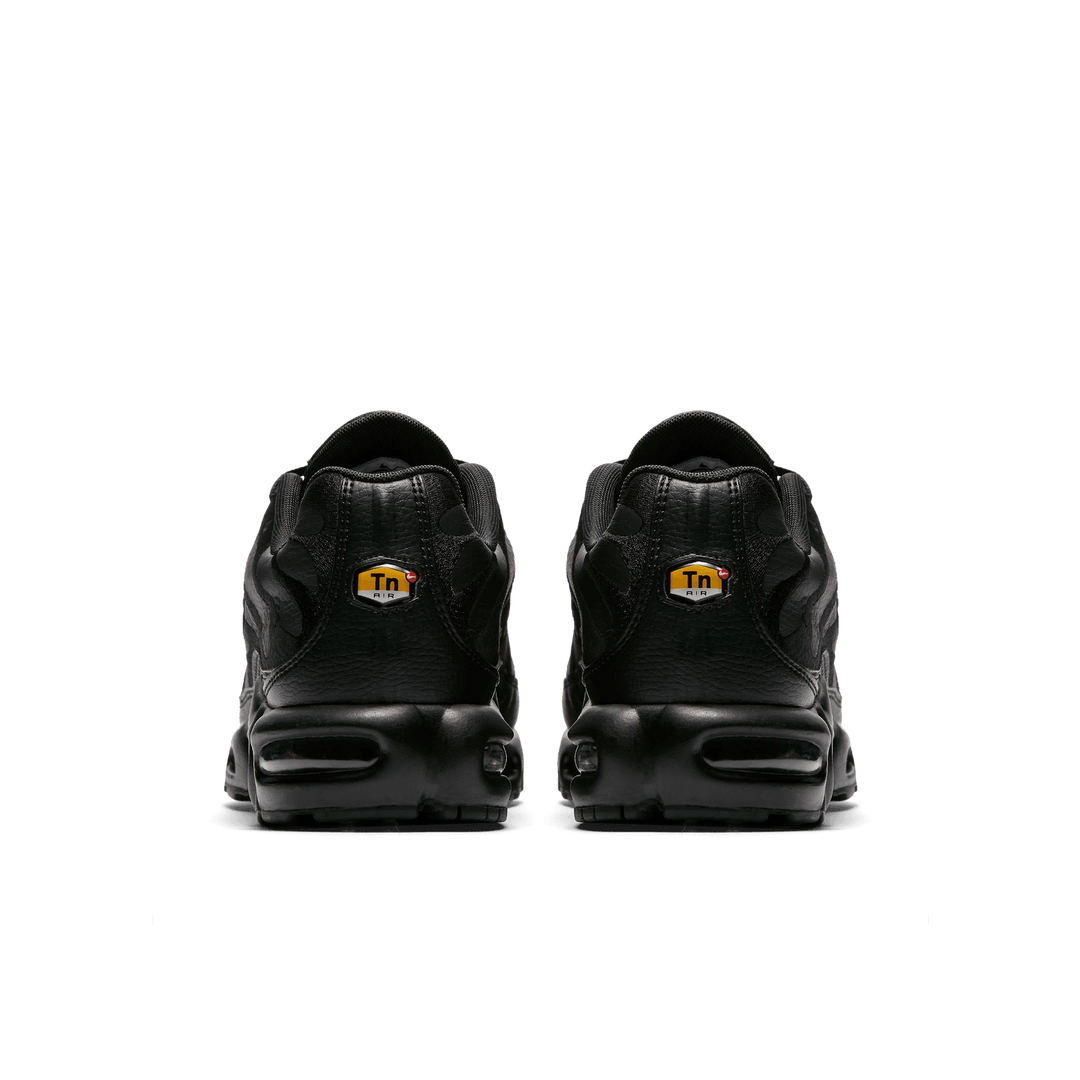 Nike Air Max Plus TN Triple Black Leather Skórzane Czarne AJ2029-001