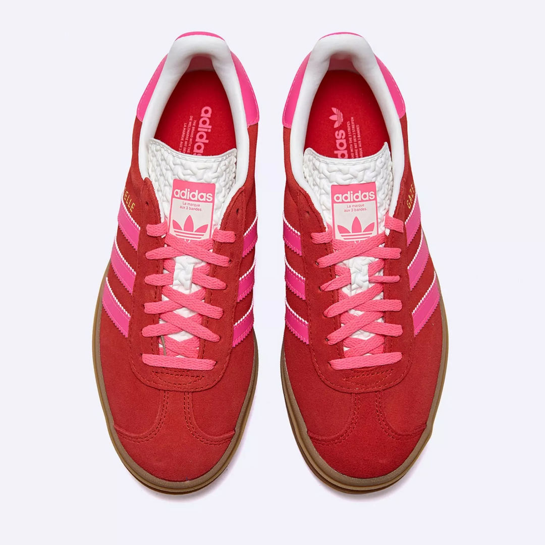 adidas Gazelle Bold Collegiate Red Lucid Pink Women's IH7496