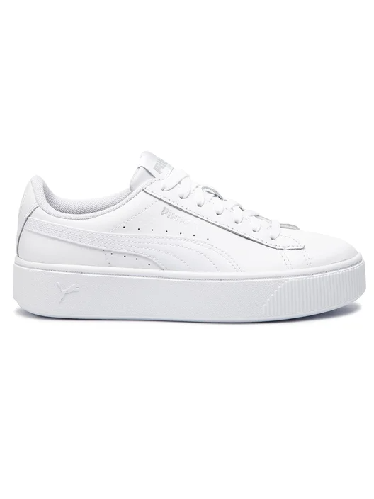 Puma Vikky Stacked Platform 369143 02 Białe Buty Sportowe