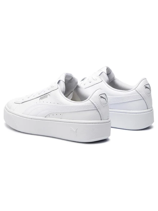 Puma Vikky Stacked Platform 369143 02 Białe Buty Sportowe